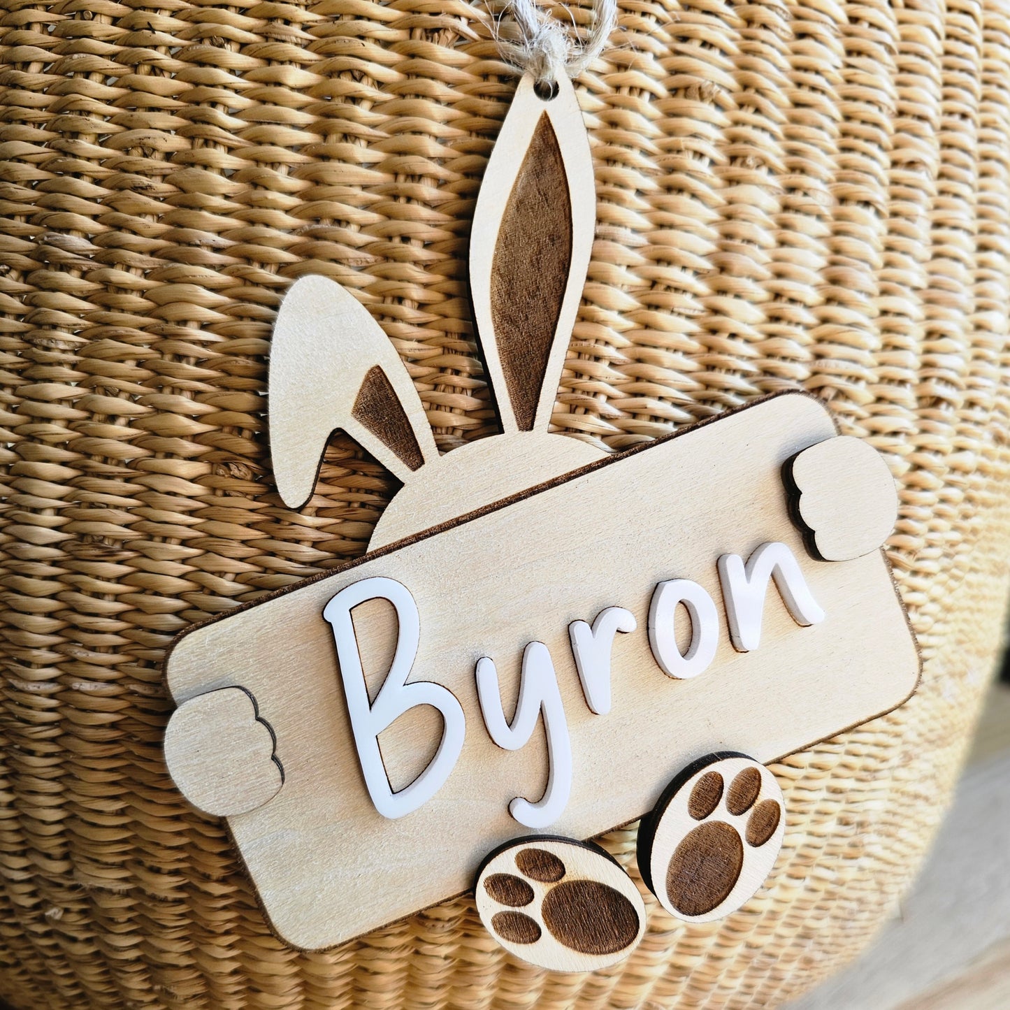 Easter Basket Name Tag
