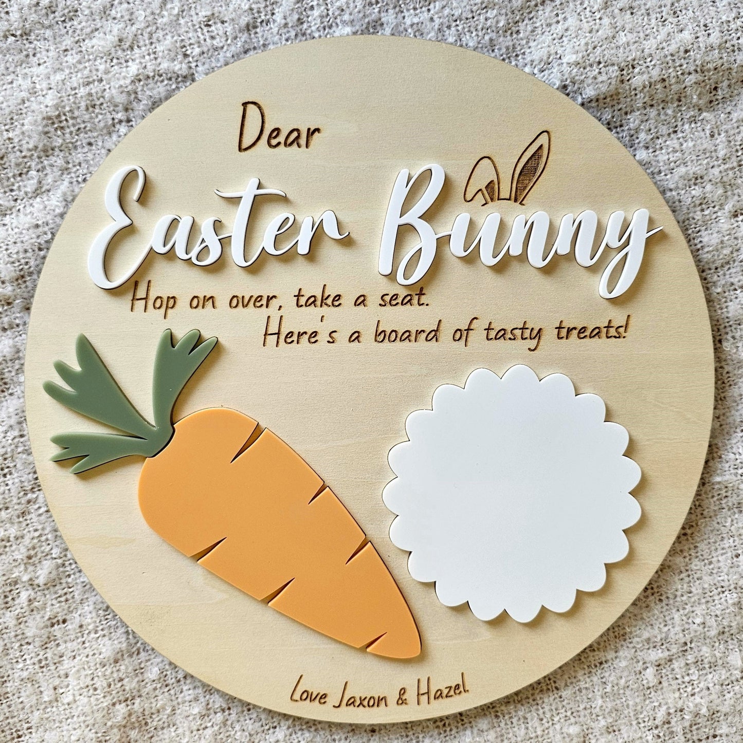 Easter Bunny Treat Board