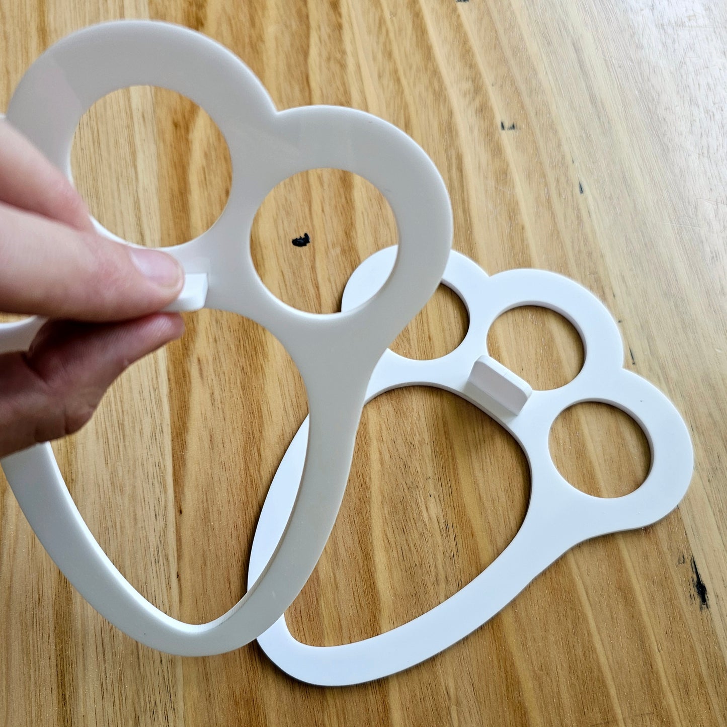 Easter Bunny Footprint Stencils
