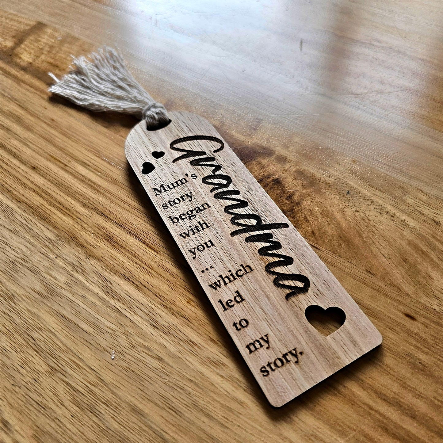 Bookmark For Grandma (Customizable "Grandma")