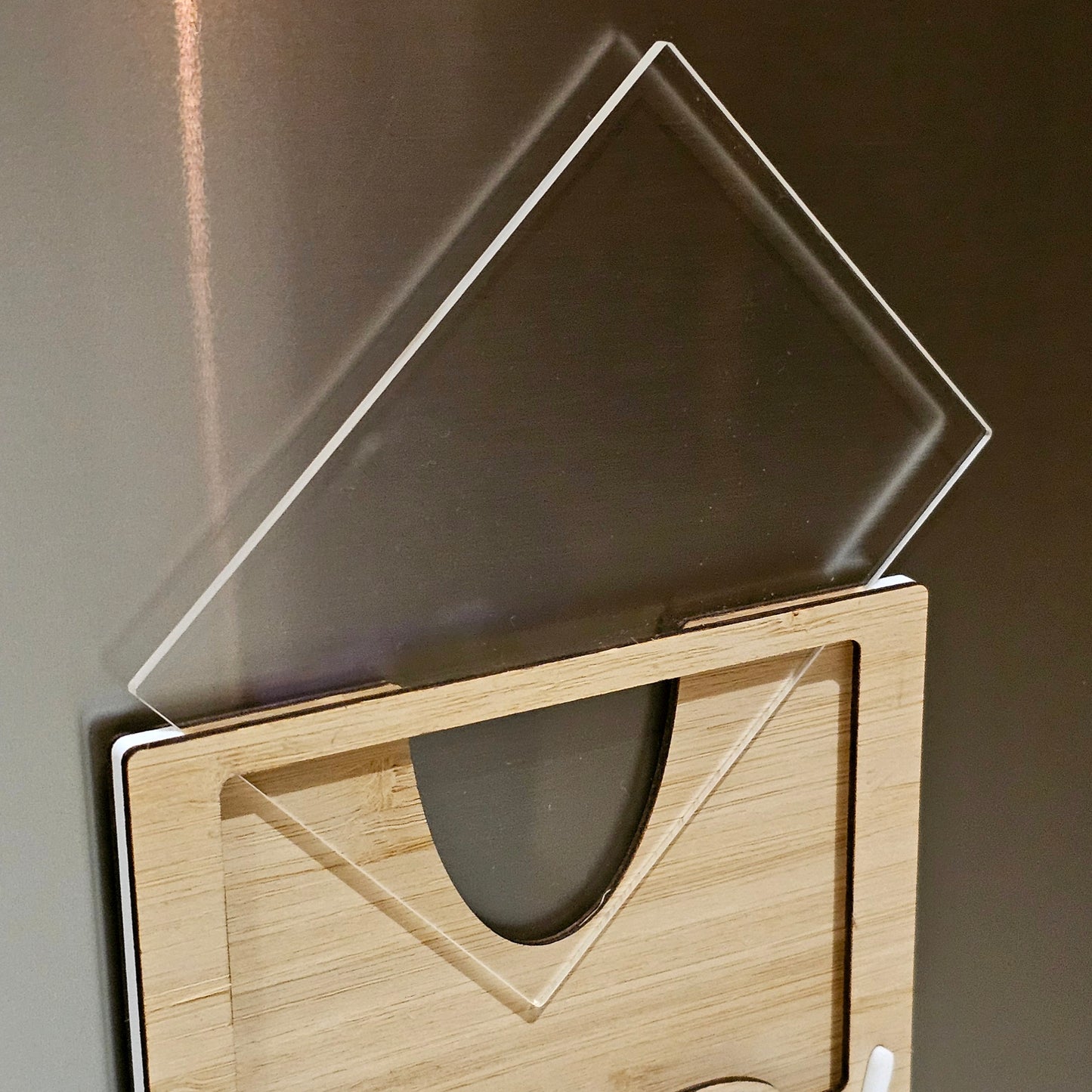 Magnetic Photo Frame Mum - Bamboo