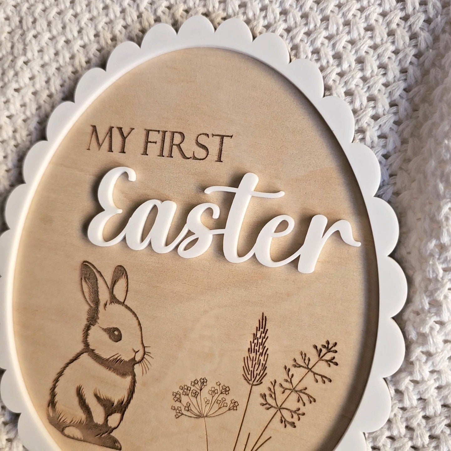 First Easter Announcement Plaque