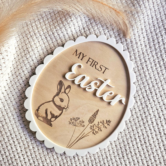 First Easter Announcement Plaque