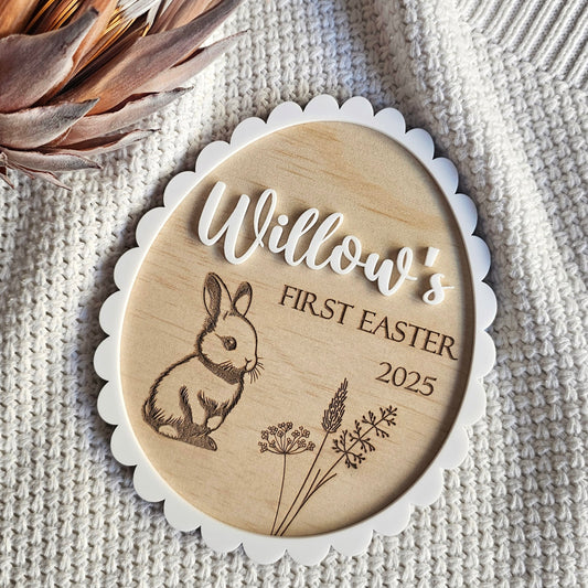 First Easter Personalised Plaque