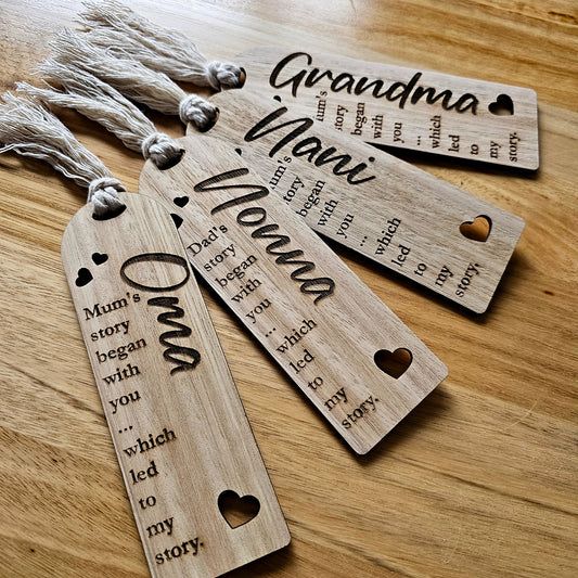 Bookmark For Grandma (Customizable "Grandma")