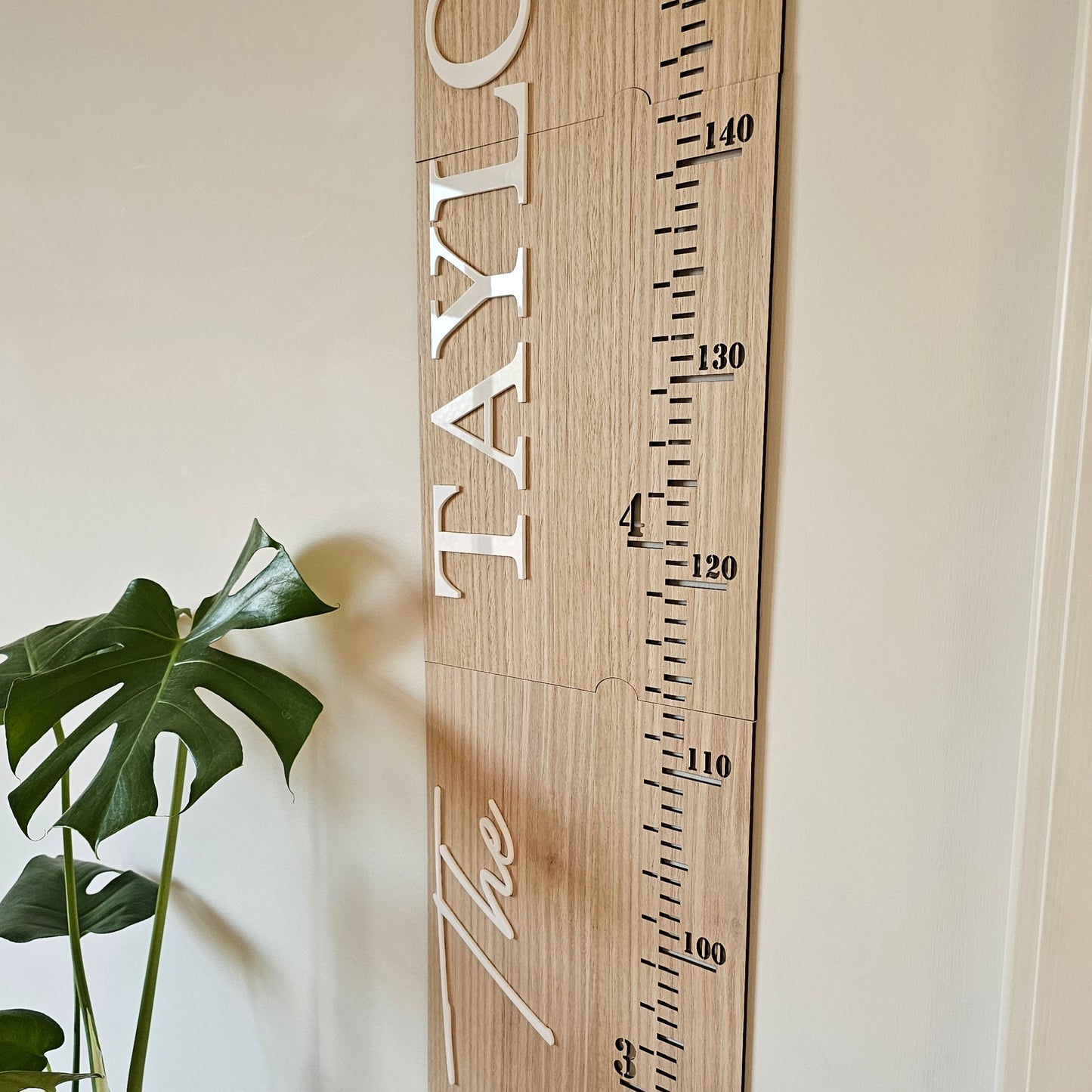 Family Personalised Height Chart - 200cm