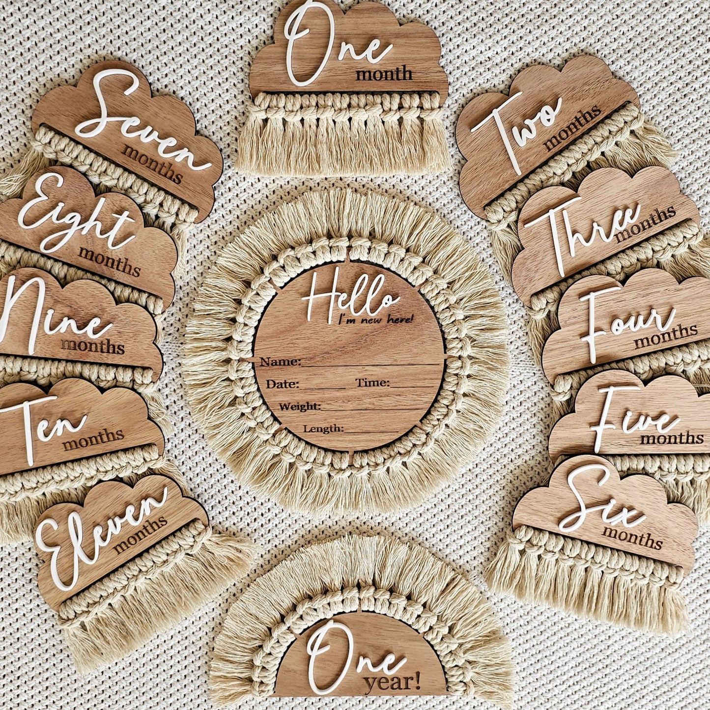 Baby Milestone Set - Bohemian