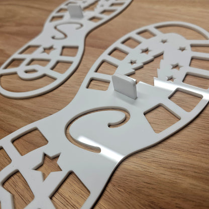 Santa Claus Boot Stencils