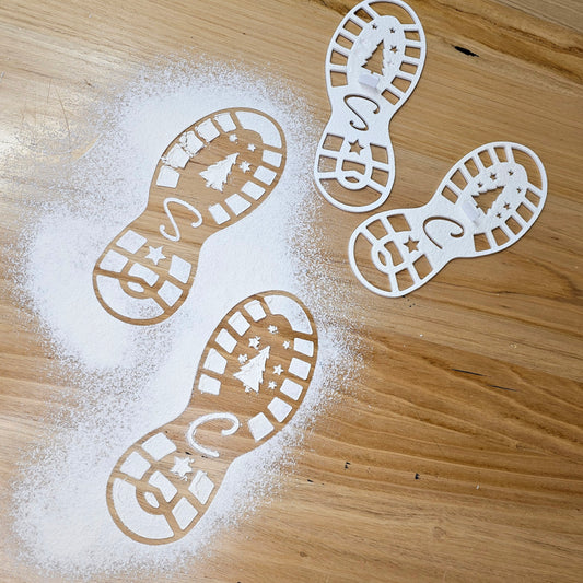 Santa Claus Boot Stencils