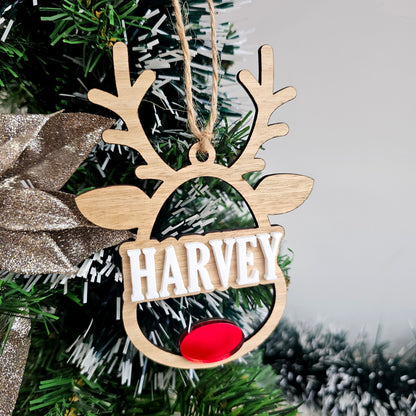 Reindeer Name Decoration