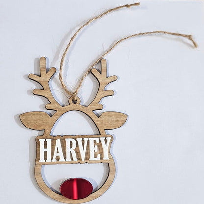 Reindeer Name Decoration