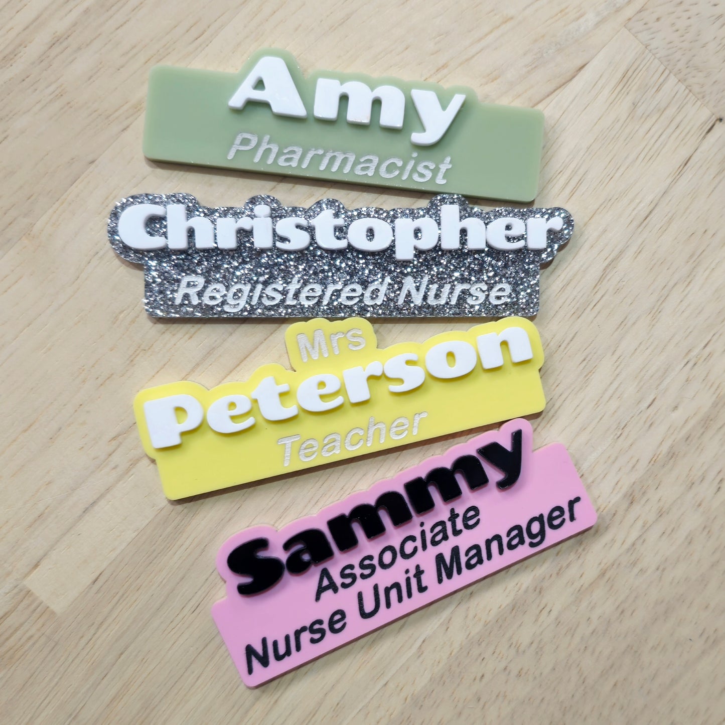 Name Badge (font 2)