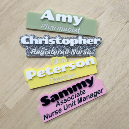 Name Badge (font 2)