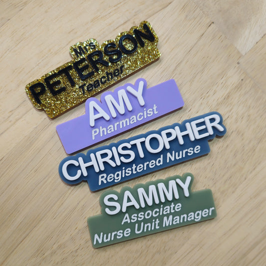 Name Badge (font 1)