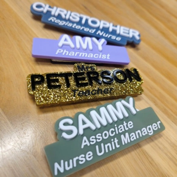 Name Badge (font 1)