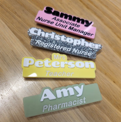 Name Badge (font 2)