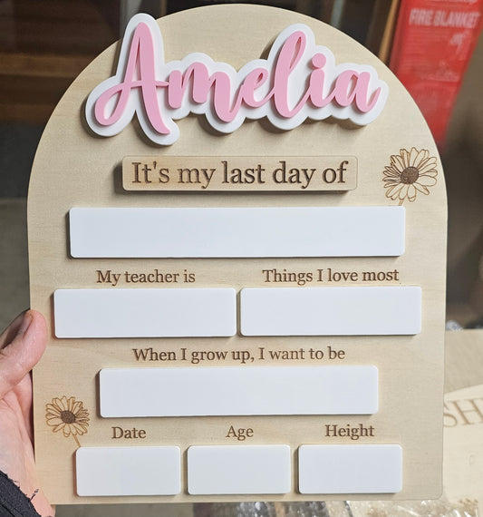 Back To School Board