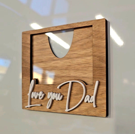 Magnetic Photo Frame Dad