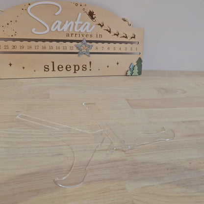 Personalised Santa Countdown Board
