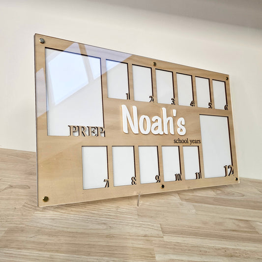 School Years Photo Board