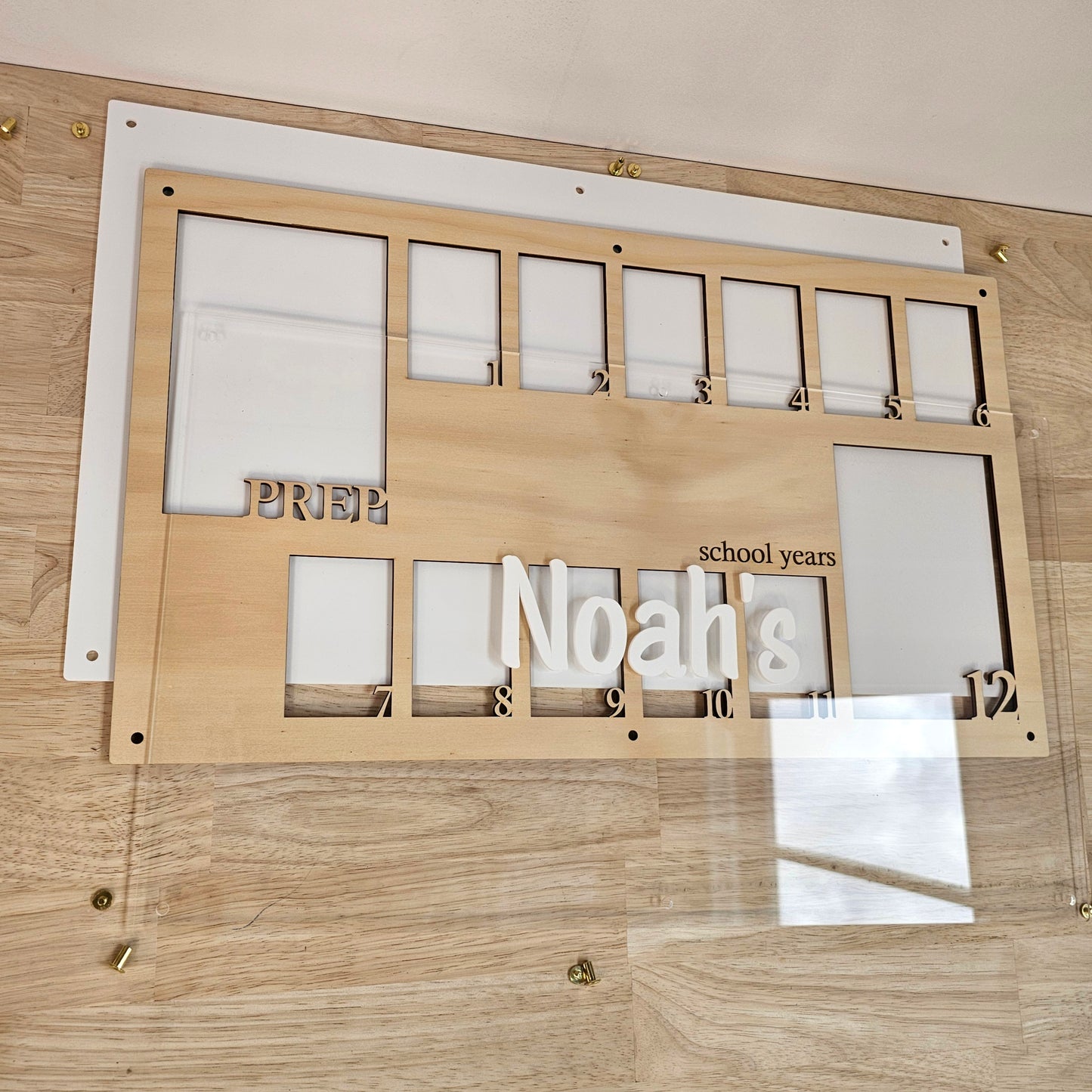 School Years Photo Board